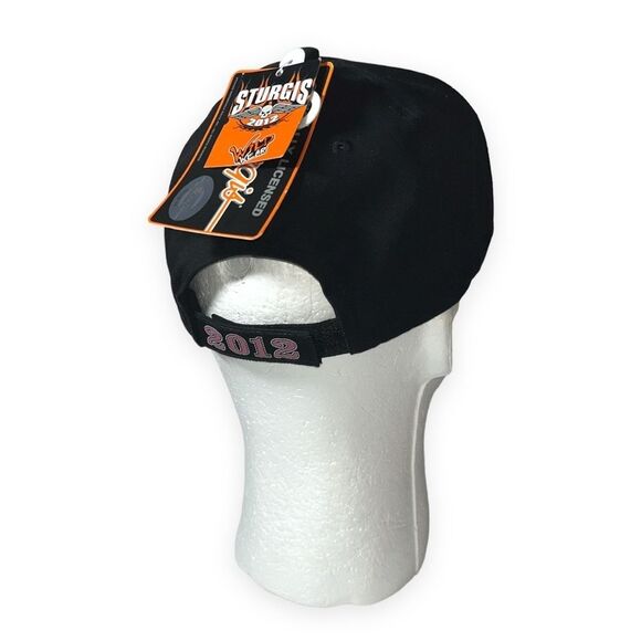 Sturgis 72nd Annual Hat Black Hills Rally 2012‎ Black and Pink Embroidered New main image 4